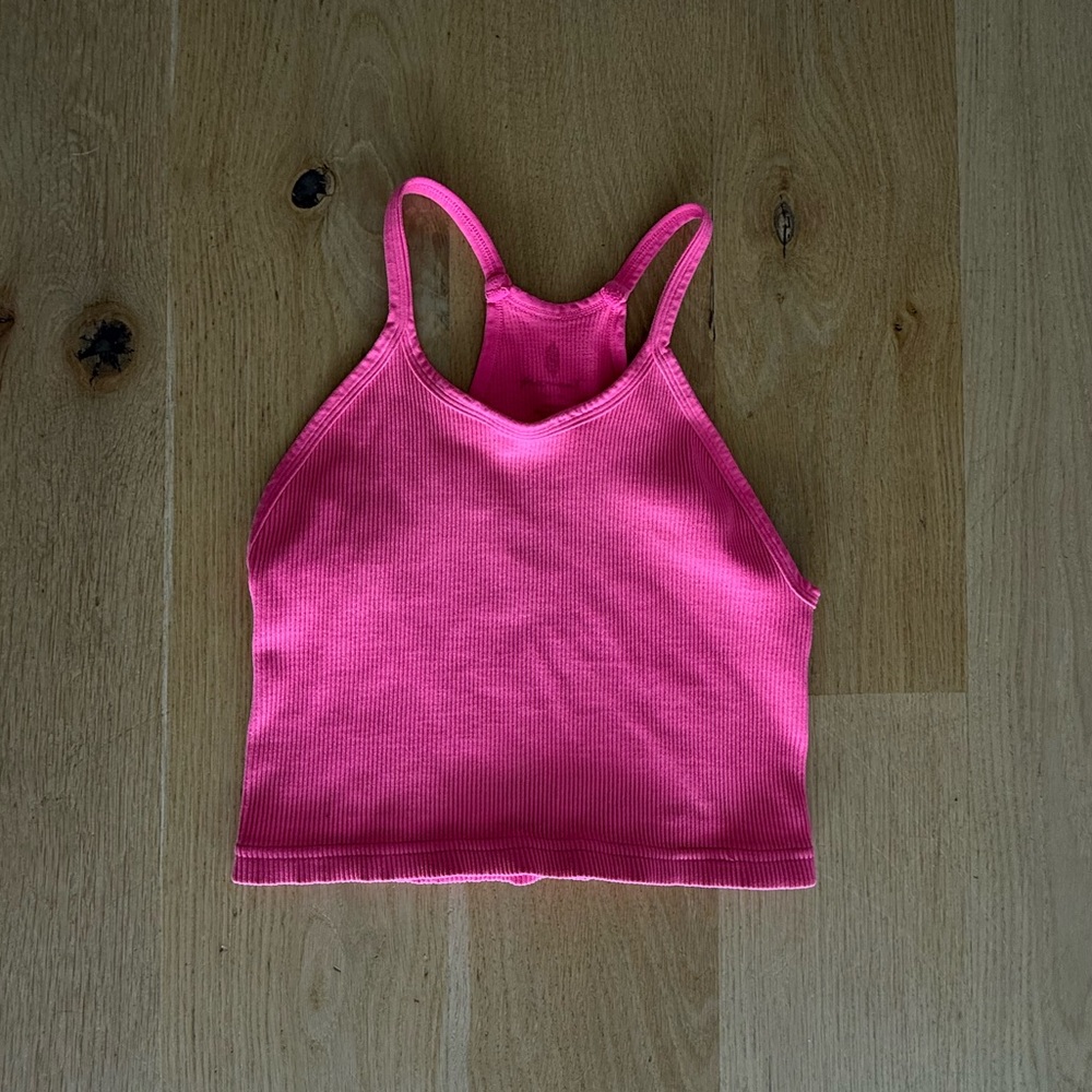 Free People Happiness Runs Crop Tank - Pink